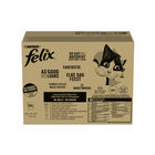Felix Fantastic Seleções Favoritas de Carnes em Gelatina saquetas para gatos – Multipack 120, , large image number null